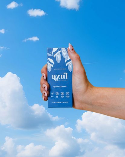 Person Holding Azul Chocolate